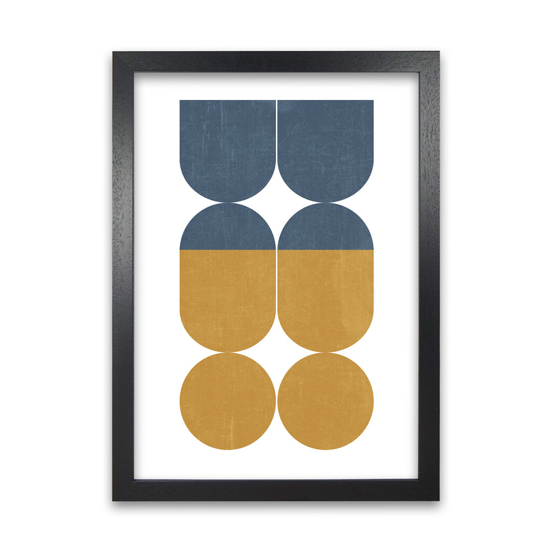 Abstract Art B Modern Contemporary Art Print by Print Punk Studio Black Grain