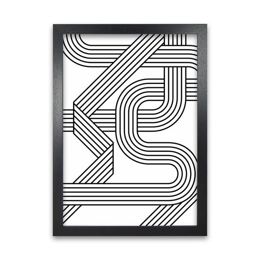 Black and White Geometric Patterns A Black Grain