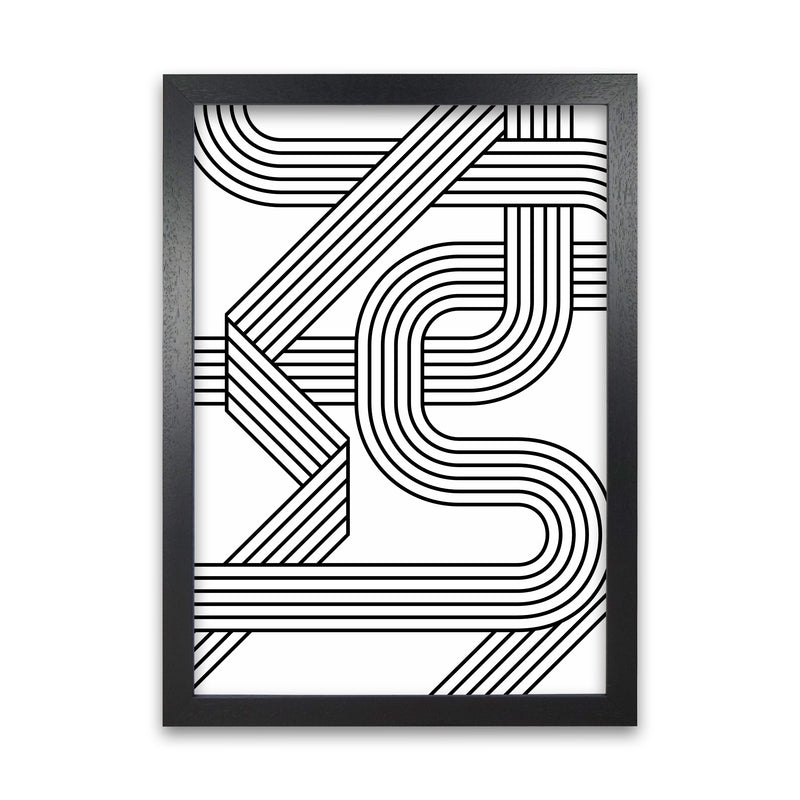 Black and White Geometric Patterns A Black Grain