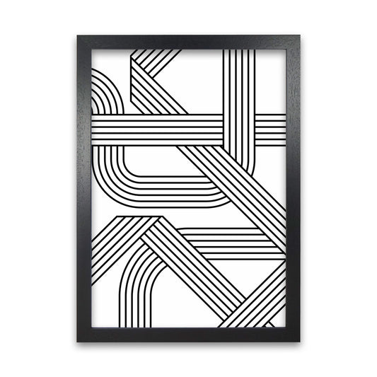 Black and White Geometric Patterns B Black Grain