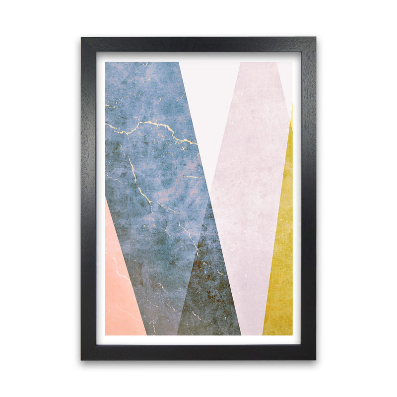 Grunge Colour Print A Black Grain