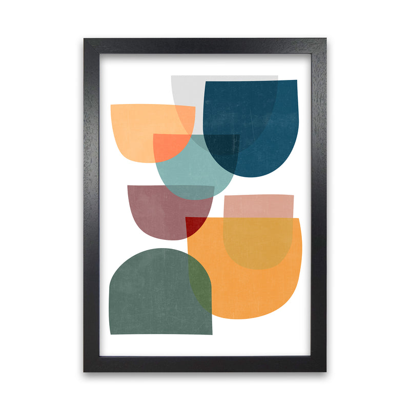Mid Century Modern Colour A Black Grain