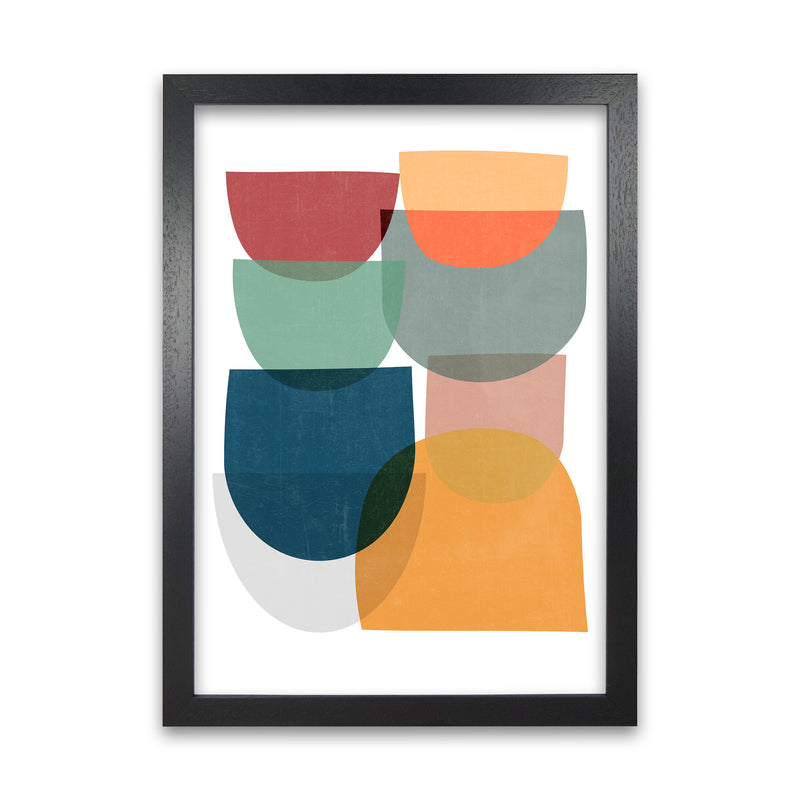 Mid Century Modern Colour B Black Grain