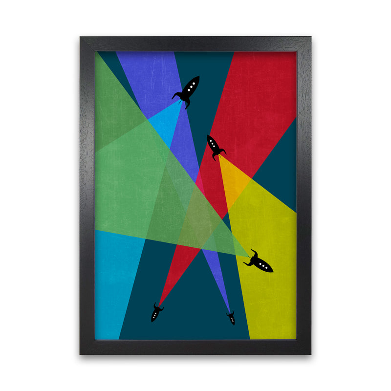 Rocket Bedroom Print B