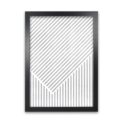 Mid Century Texture Lines A Black Grain