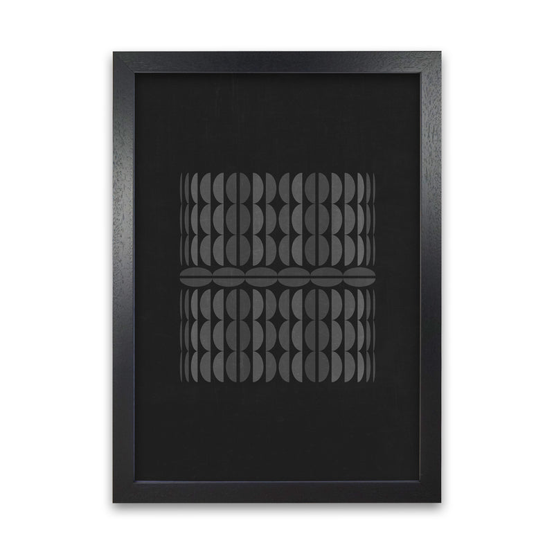 Black and White Abstract Art Original Black Grain