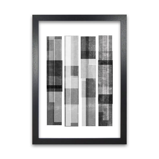 Black and White Abstract Negatives Black Grain