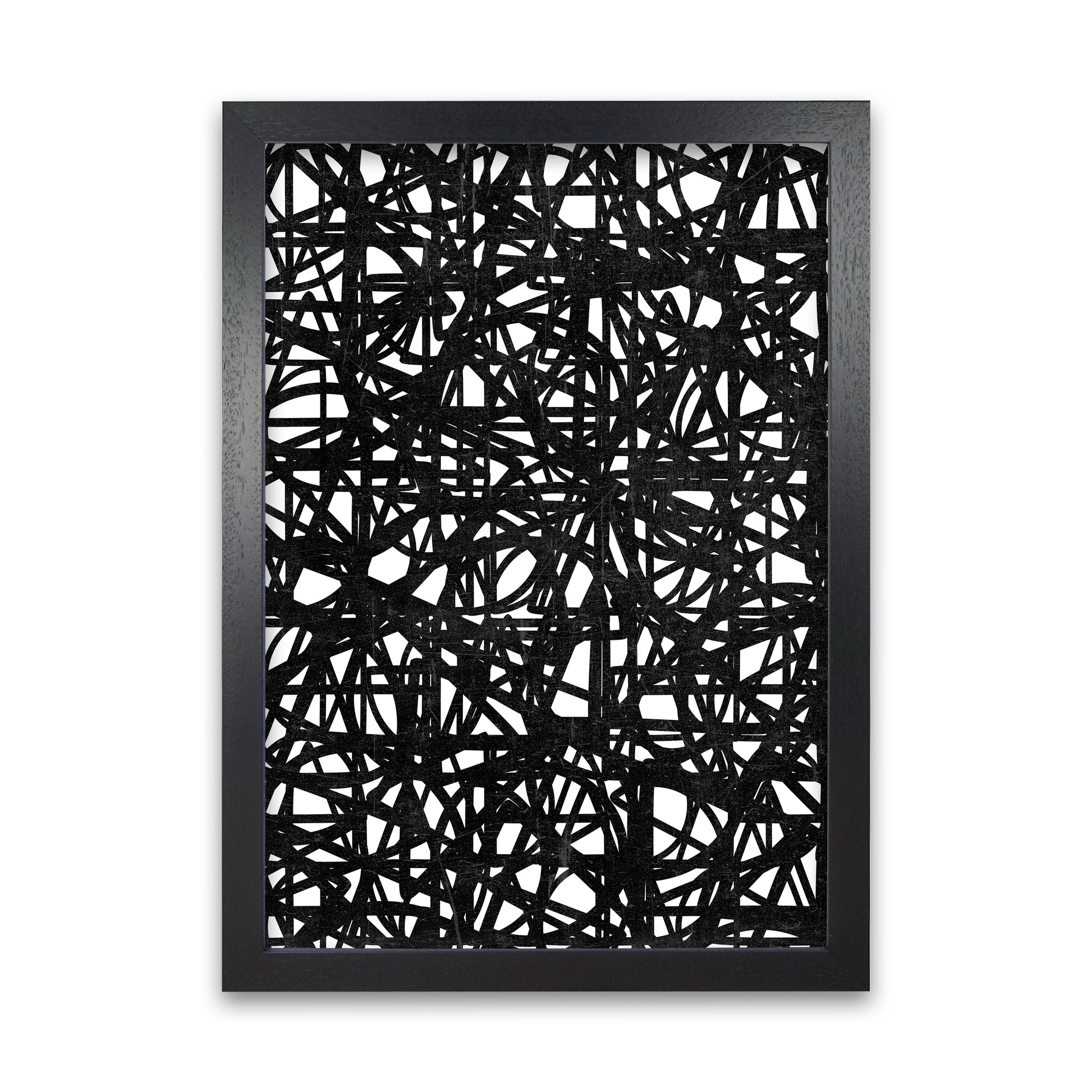 Black Graphic Print Original Black Grain