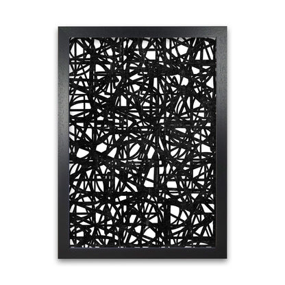 Black Graphic Print Original Black Grain