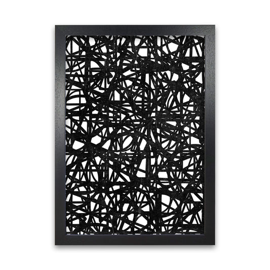 Black Graphic Print Original Black Grain