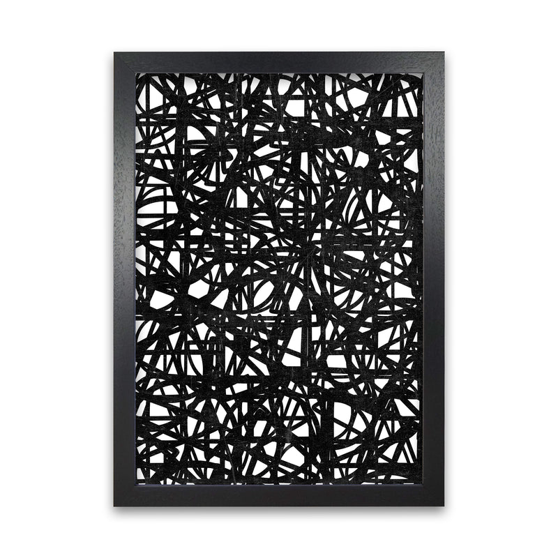Black Graphic Print Original Black Grain