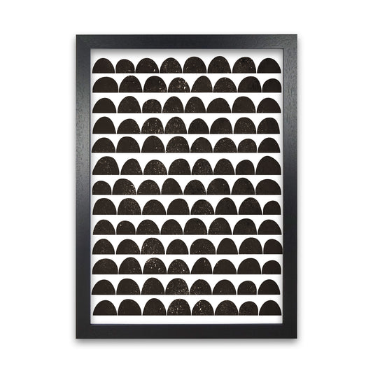 Half Moon Black Texture Original Black Grain
