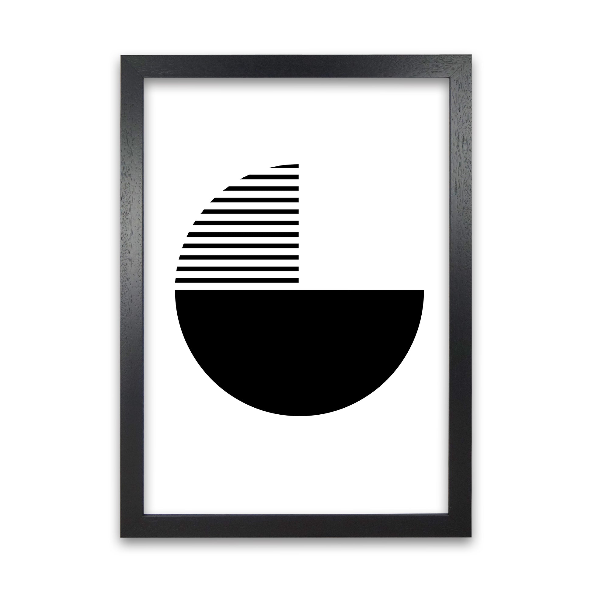 Mid Century Black Original Black Grain