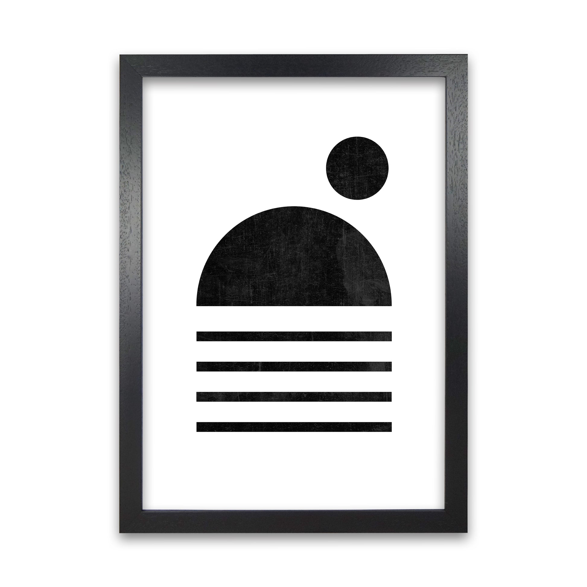 Mid Century with Black Dot Black Grain