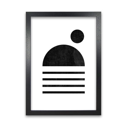 Mid Century with Black Dot Black Grain