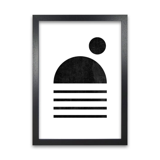Mid Century with Black Dot Black Grain