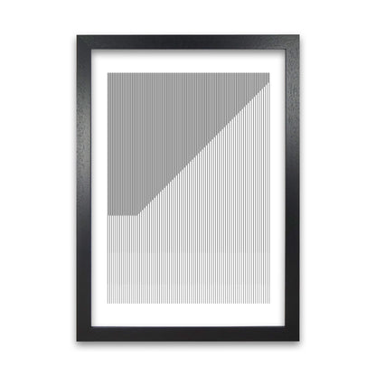 Simple Black and White Bauhaus Black Grain