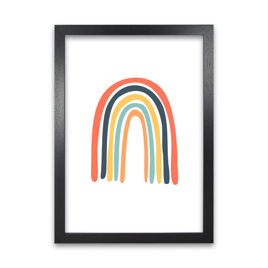 Rainbow on White Original Black Grain