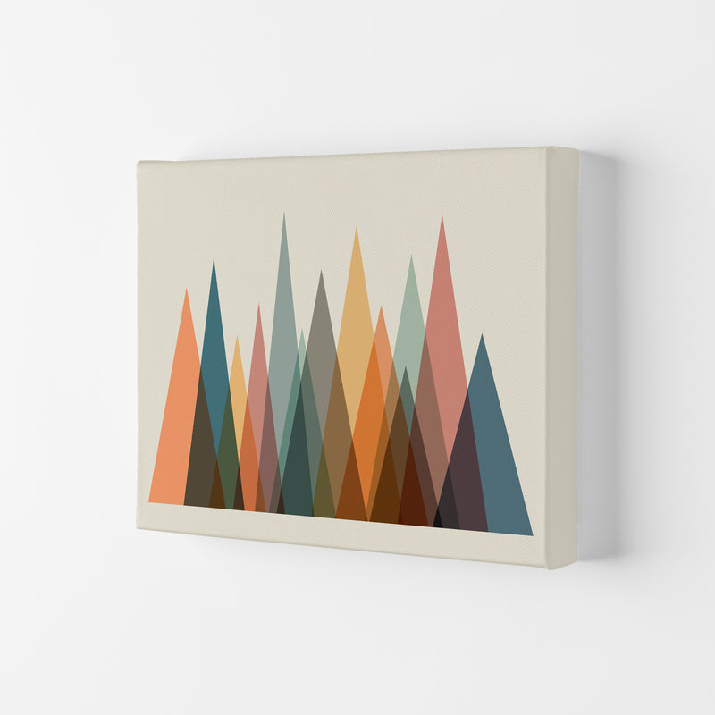 Mid Century Abstract Mountain Original Canvas
