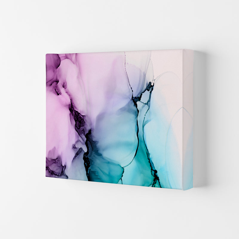 Purple Blue Watercolor Original Canvas