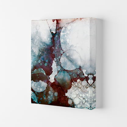 Watercolor Circles Portrait Original Canvas