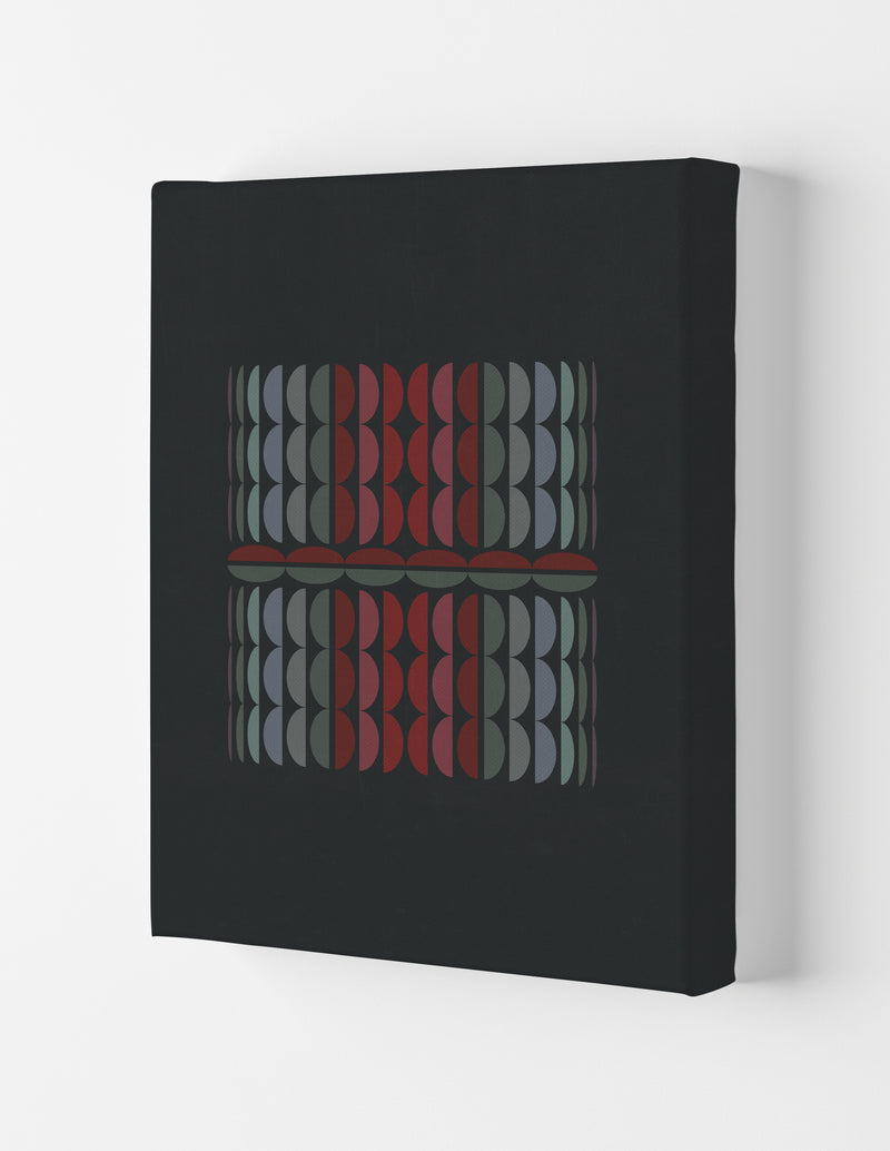 Abstract Shapes on Grey Original Canvas