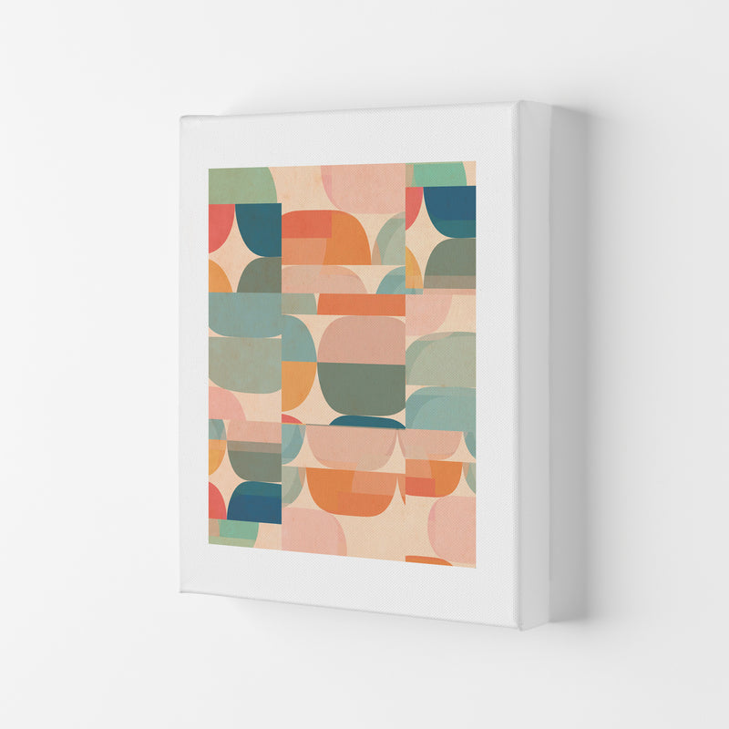 Coral Abstract Wall Art Print Canvas