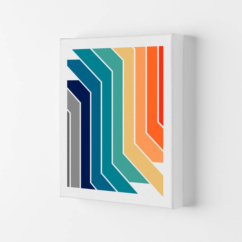 Modern Rainbow Stripes Original2 Canvas