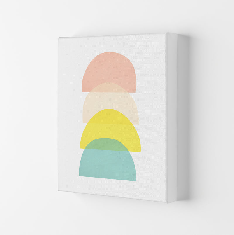Semi Circle Summer Colours Original Canvas