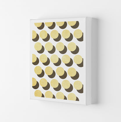 Half Tone Yellow Abstract Original Canvas