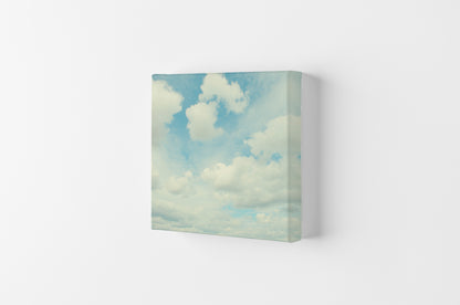 Square Cloud Art Print A Canvas