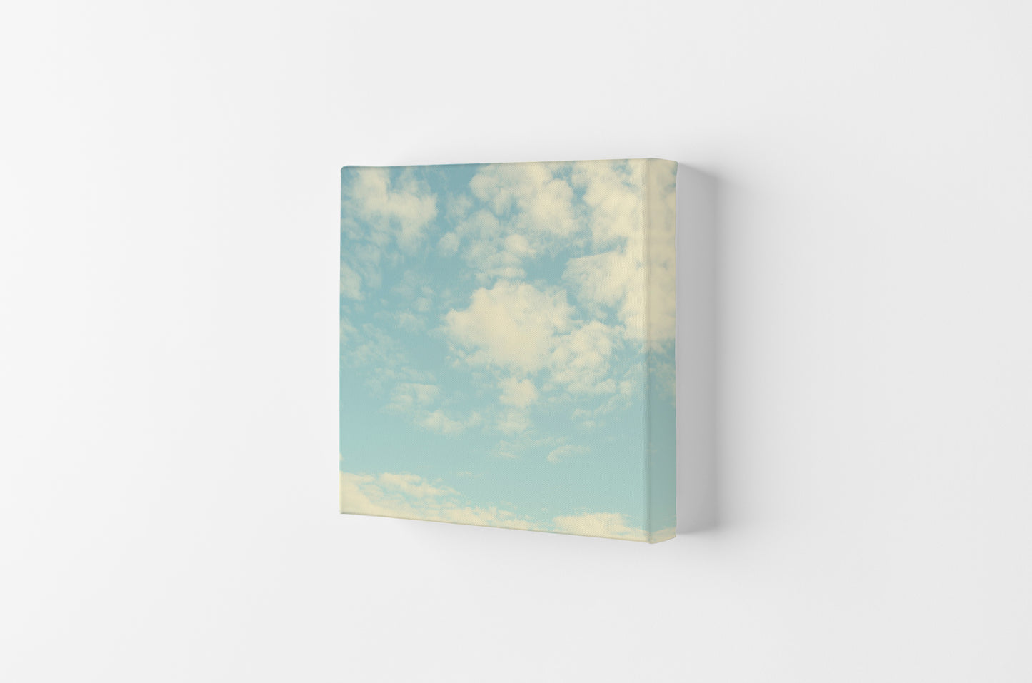Square Cloud Art Print B Canvas