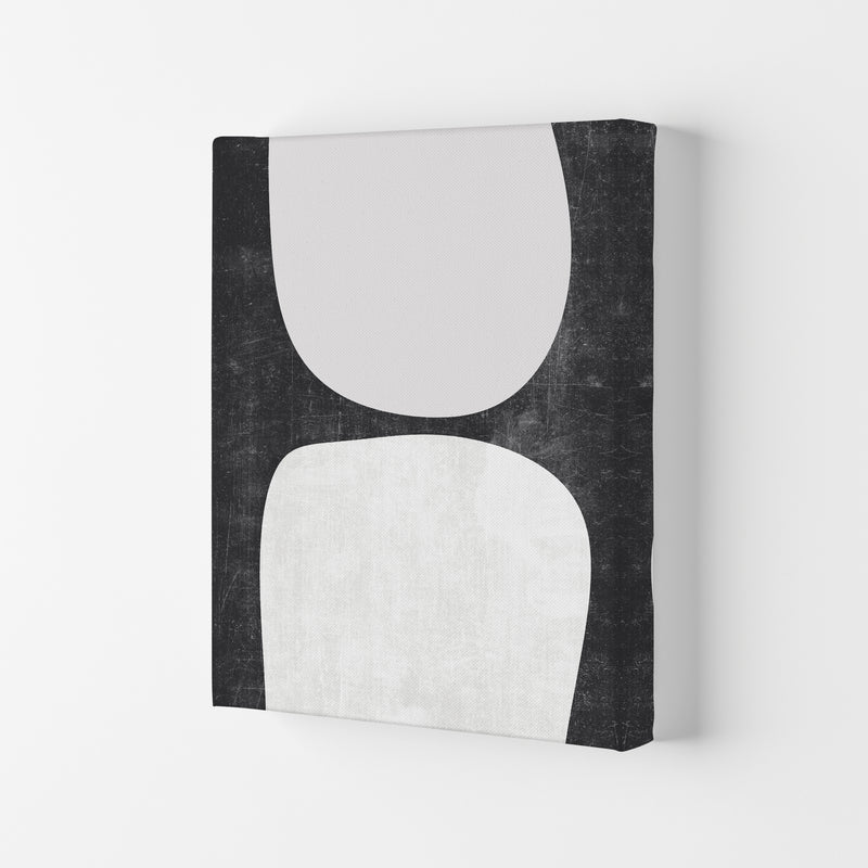 Mid Century Black and White Grunge Wall Art B