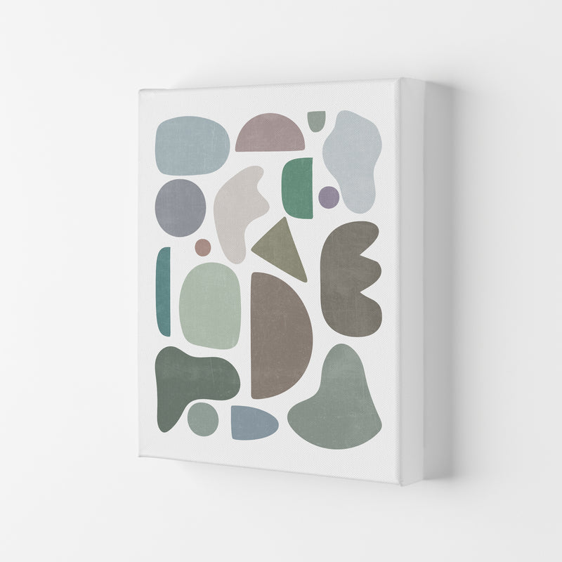 Abstract Terrazzo Shapes A Canvas