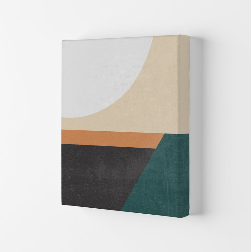 Colourful Mid Century Modern Print A Canvas