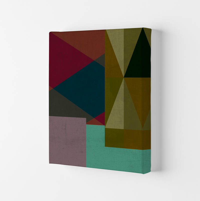 Dark Colourful Abstract Print A Canvas
