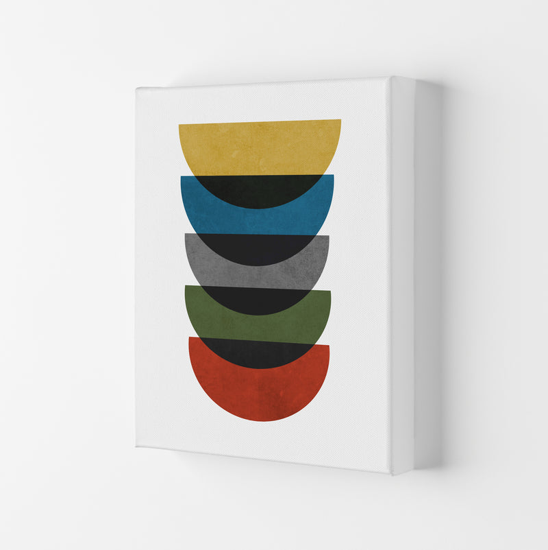Rainbow Mid Century Print B Canvas