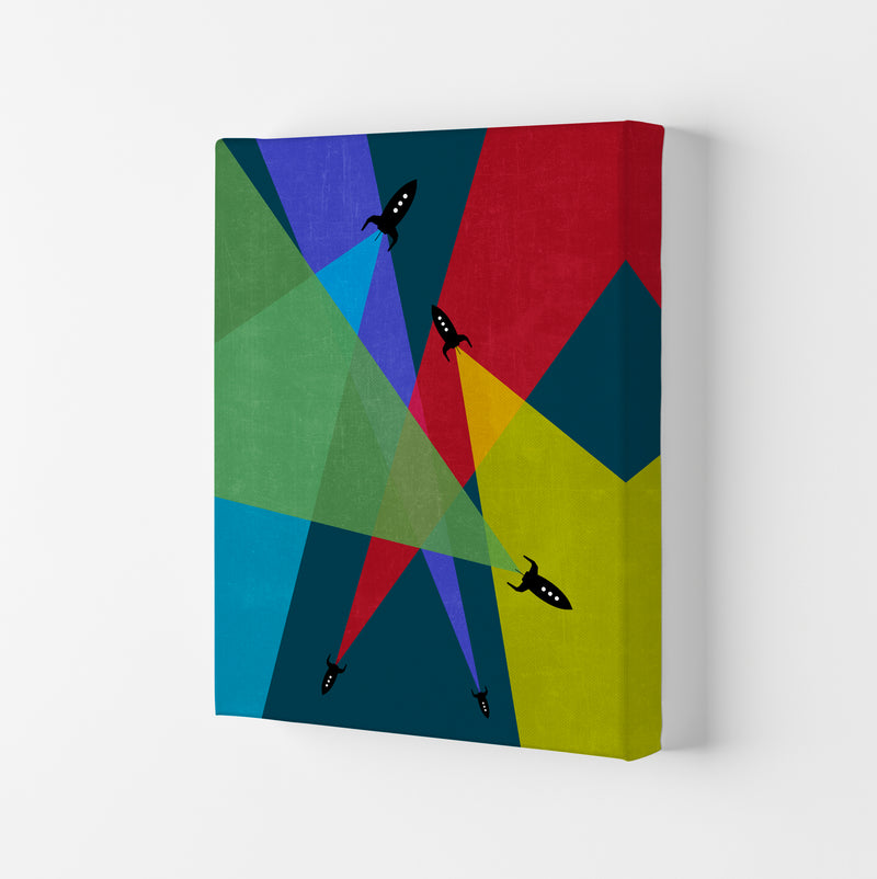 Rocket Bedroom Print A Canvas
