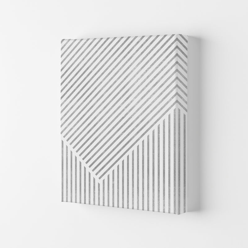 Mid Century Texture Lines A Canvas