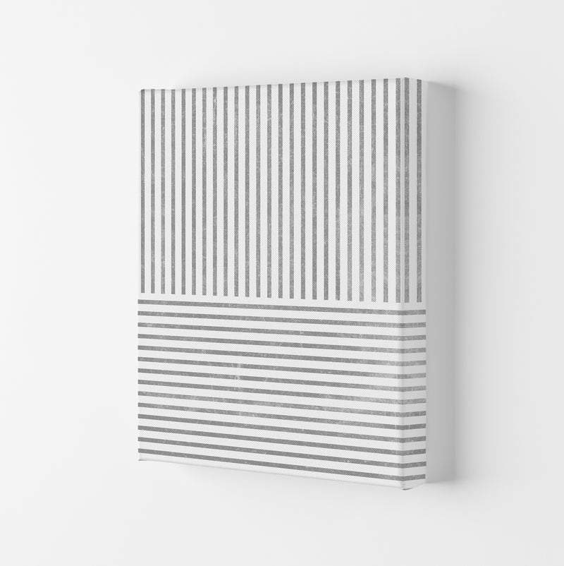 Mid Century Texture Lines C Canvas