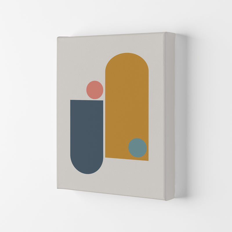 Mid Century Modern Prints on Grey D Canvas