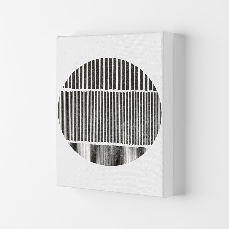 Black and White Lines in Canvas