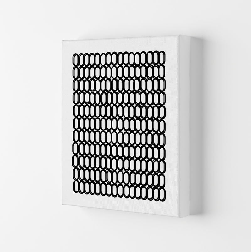 Black and White Oval Multi Canvas