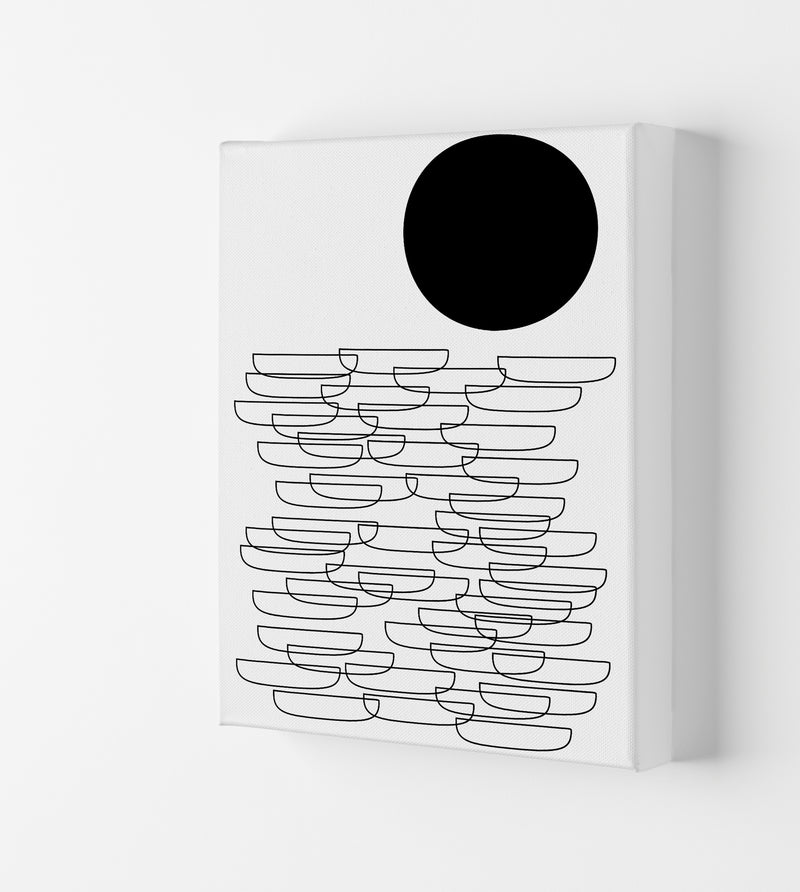BW Abstract Landscape Original Canvas