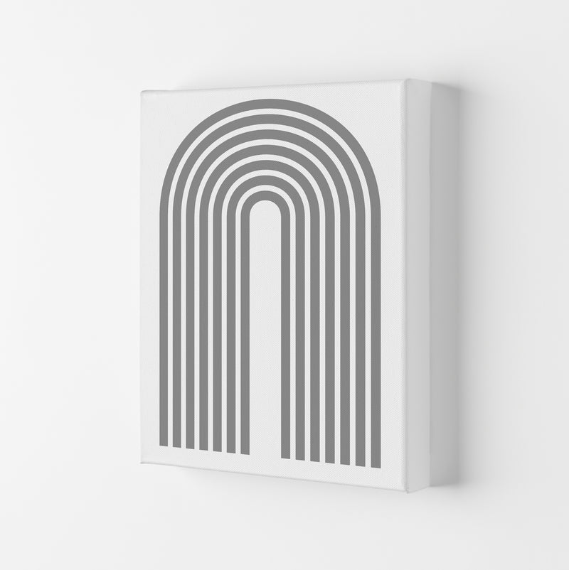 Grey Modern Rainbow Original Canvas