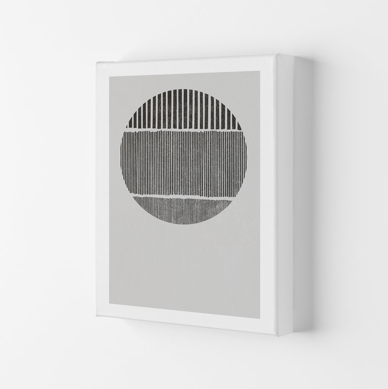 Mid Century Black and White Canvas