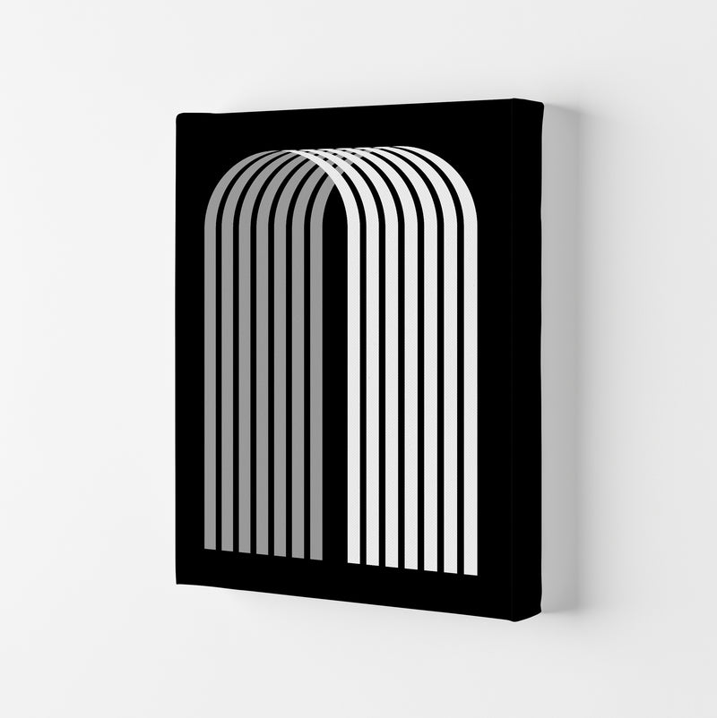 Modern BW Geometric Original Canvas