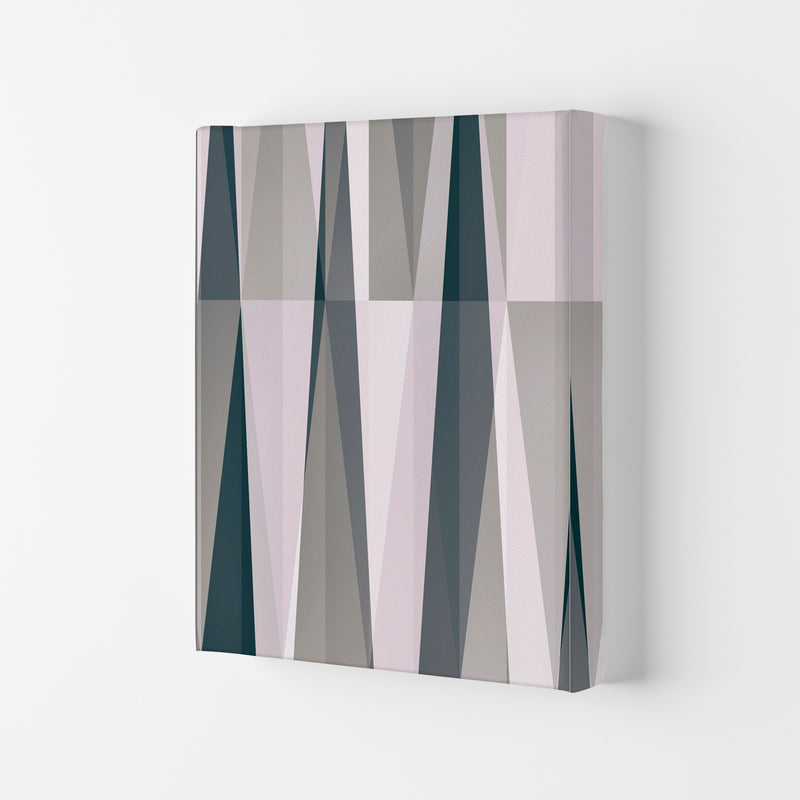 Mono Triangles Abstract Original Canvas