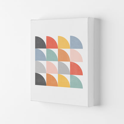 Scandinavian Quarter Circles Original Canvas