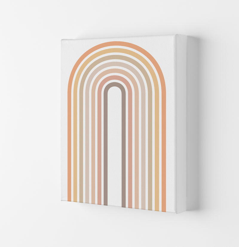 Muted Rainbow Print Original Canvas